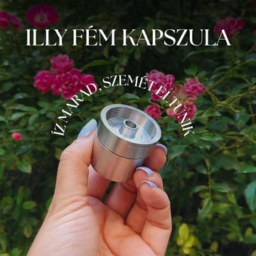 Illy újratölthető kávékapszula fém