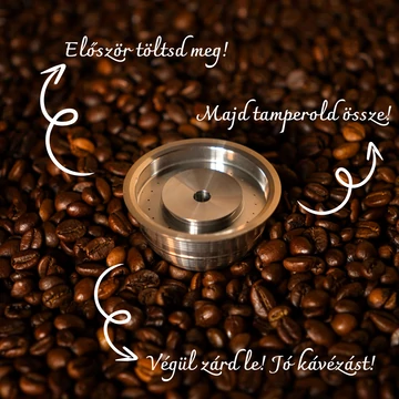 Nespresso Vertuo kompatibilis kávékapszula