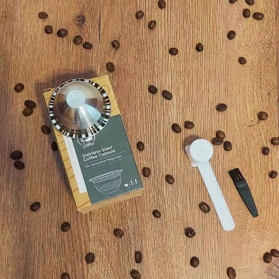 nespresso vertuo QR kód kávékapszula tölthető
